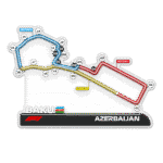 Baku, Azerbaijan – F1 NEON RACE TRACK
