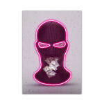 MONEY MASK – Neon Motivational Art
