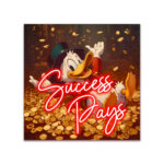 SUCCES PAYS – Neon Motivational Art